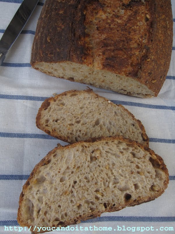 Sourdough Cracked Wheat Bread free