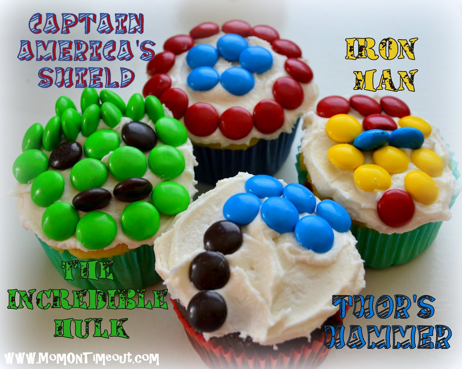The Avengers Cupcakes Mom On Timeout