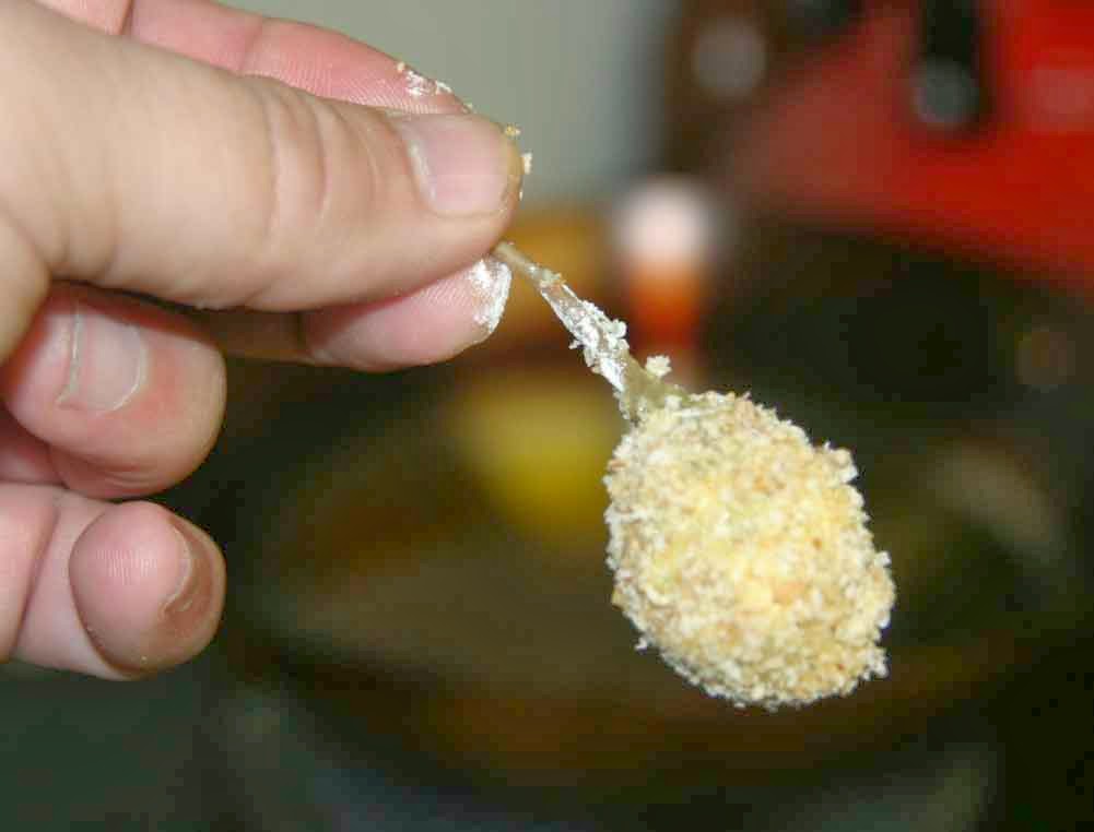 An Eat'n Man Fried Caper Berries