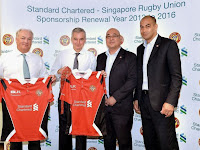 Standard Chartered Renews Commitment to Singapore Rugby Union Until 2016