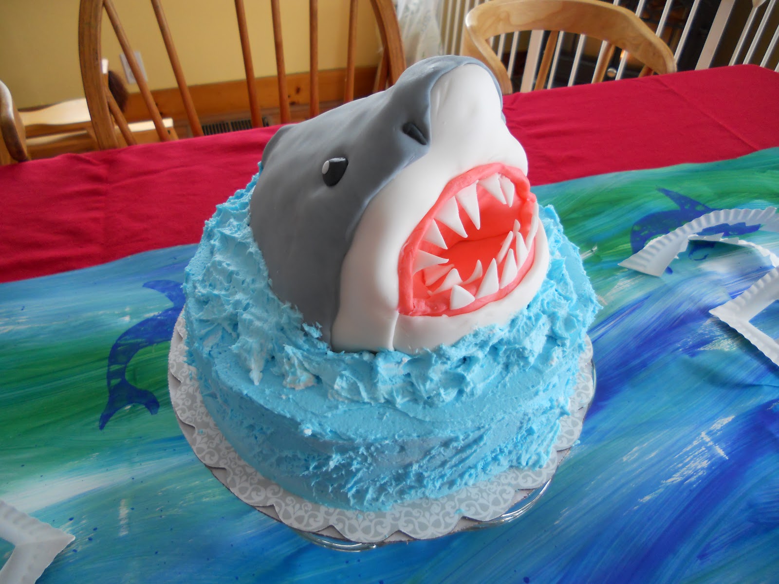 Create Art With Mrs. P!: SHARK! A Dollar Store Birthday Party