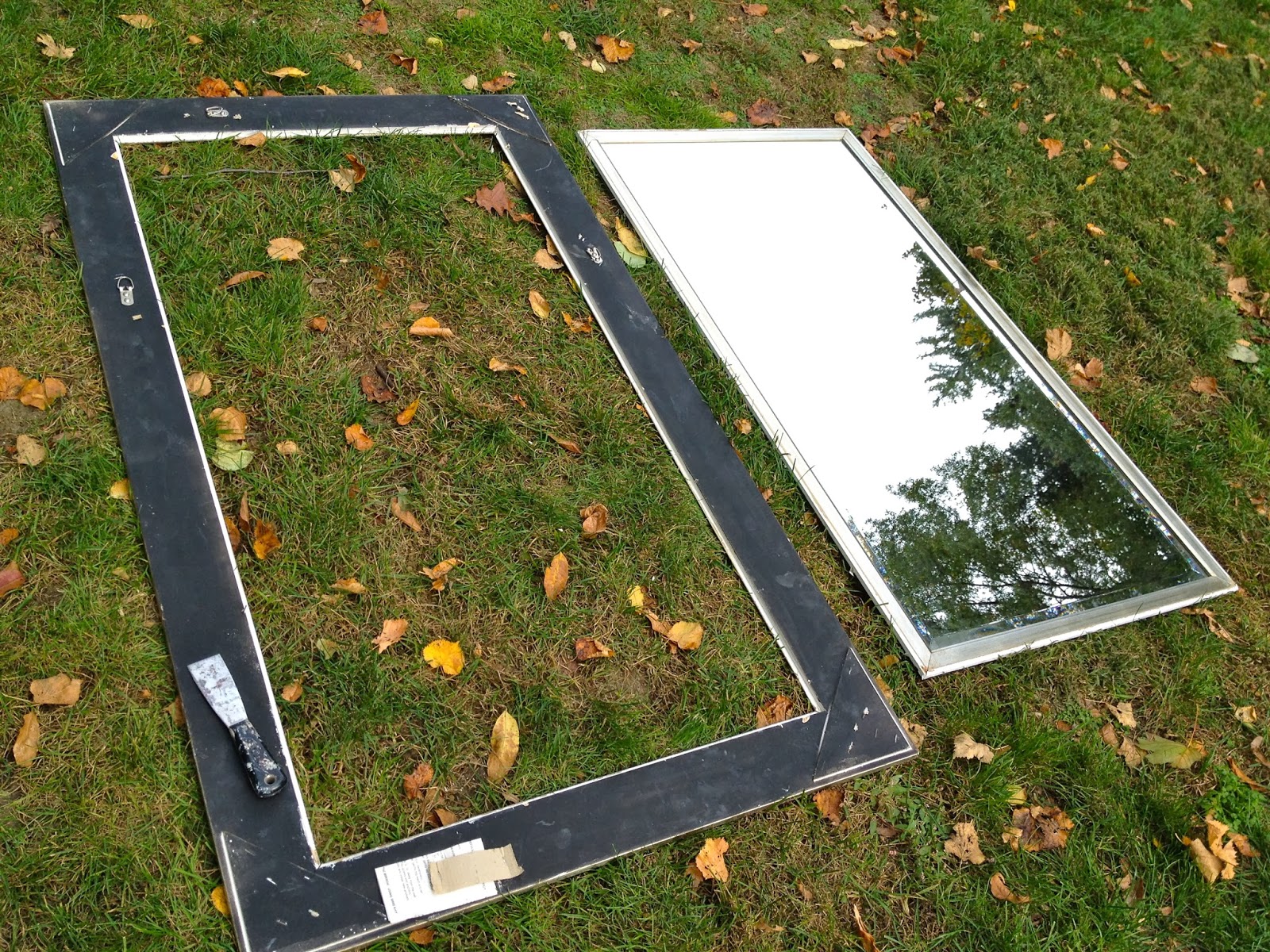 DIY Framed Floor Mirror Jaime Costiglio