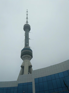View of the 375 meter(1230 ft) Tashkent Tower(Tashkent Television Tower))