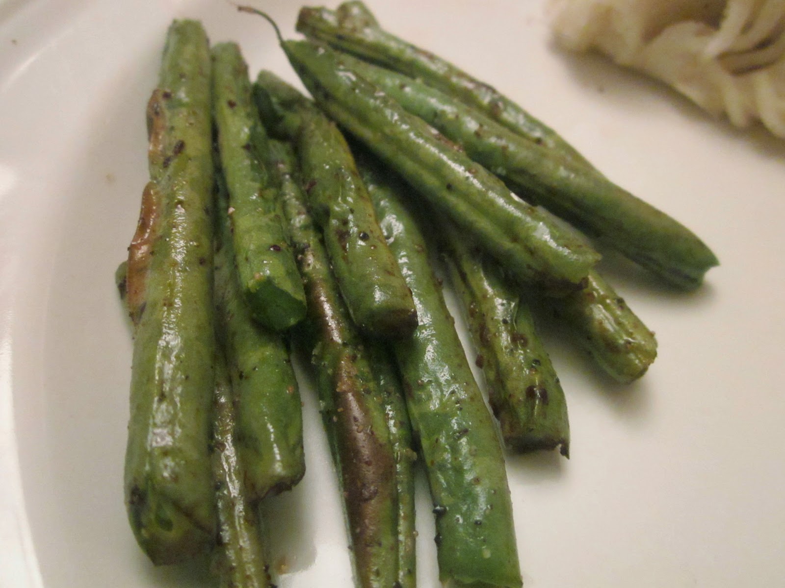 Dimples & Delights OvenRoasted Balsamic Green Beans