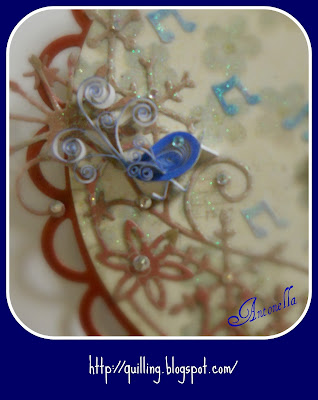 free quilling quilled blue bird tutorial pattern