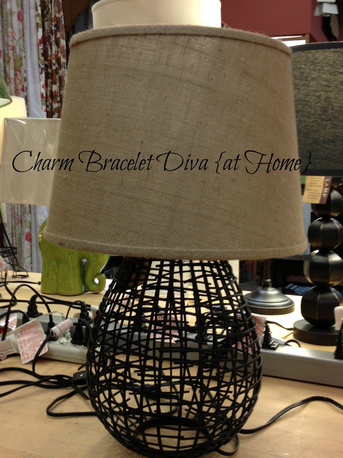 Our Hopeful Home World Market Wire Lamp Inspiration