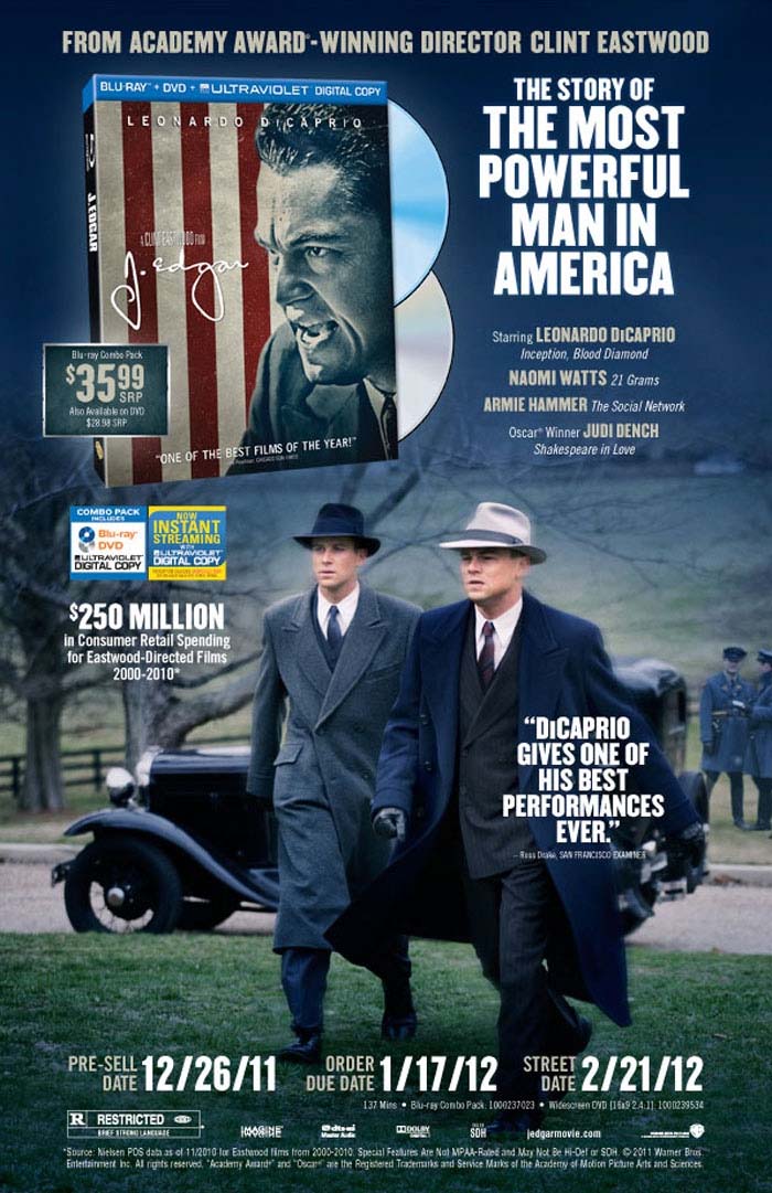 J Edgar 2011 - Rotten Tomatoes