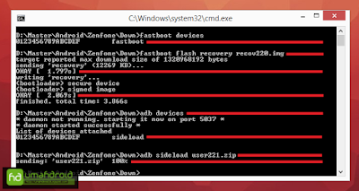 Tutorial Cara Downgrade ASUS Zenfone 5