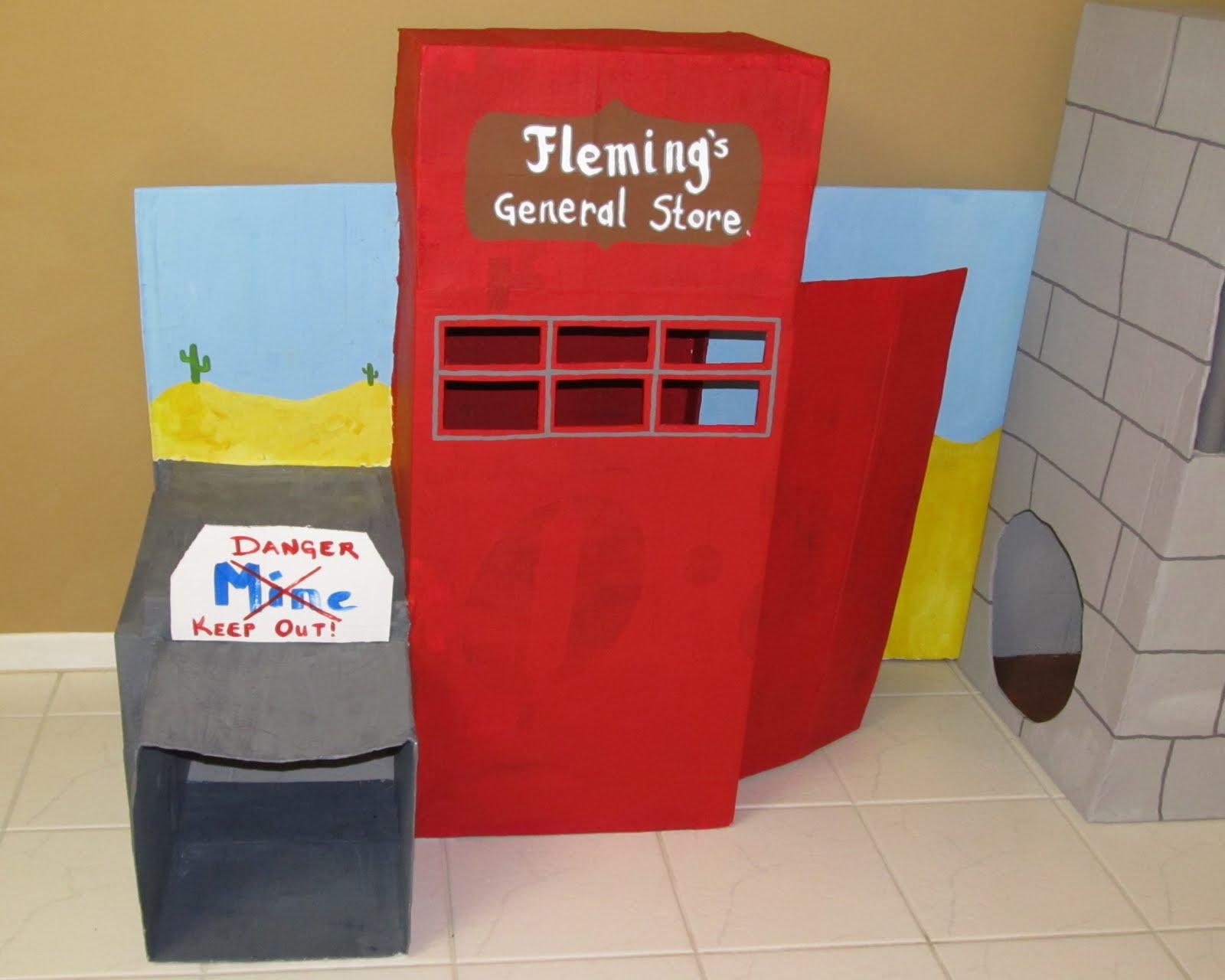 Adventures In Craftiness Crafting A Cowboy Party Cardboard