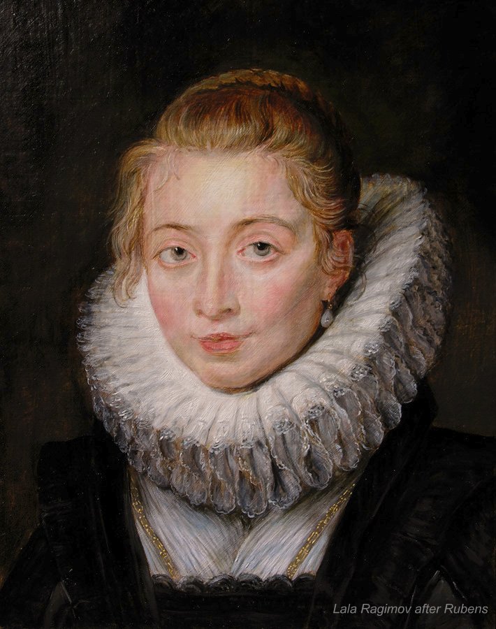 Lala Ragimov Art Blog Copying a Rubens painting