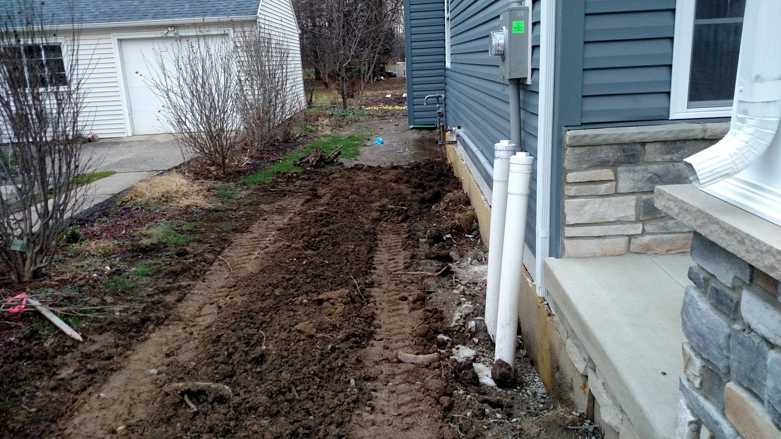 Our Build with Wayne Homes Day 136 Gas Line