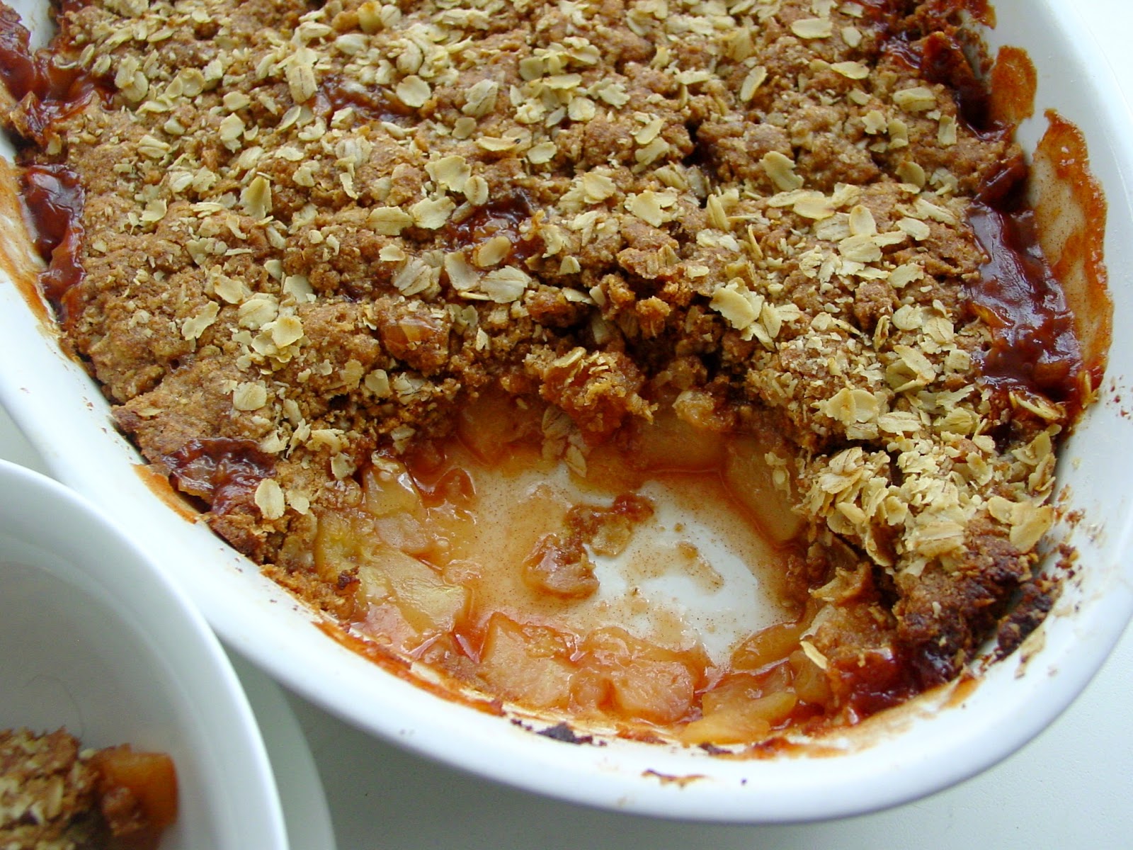 Gluten-Free Apple Crumble http://sugarandtwocents.blogspot.co.uk/2014/03/gluten-free-apple-crumble.html