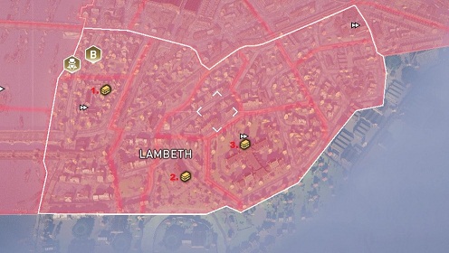 syndicate locked creed chest lambeth chests locations bluestone assassin ac templar hunting within takes area place where maps