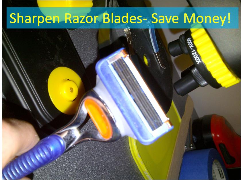 Sharpen Disposable Razor Blades and Save Money Penny Pincher Journal