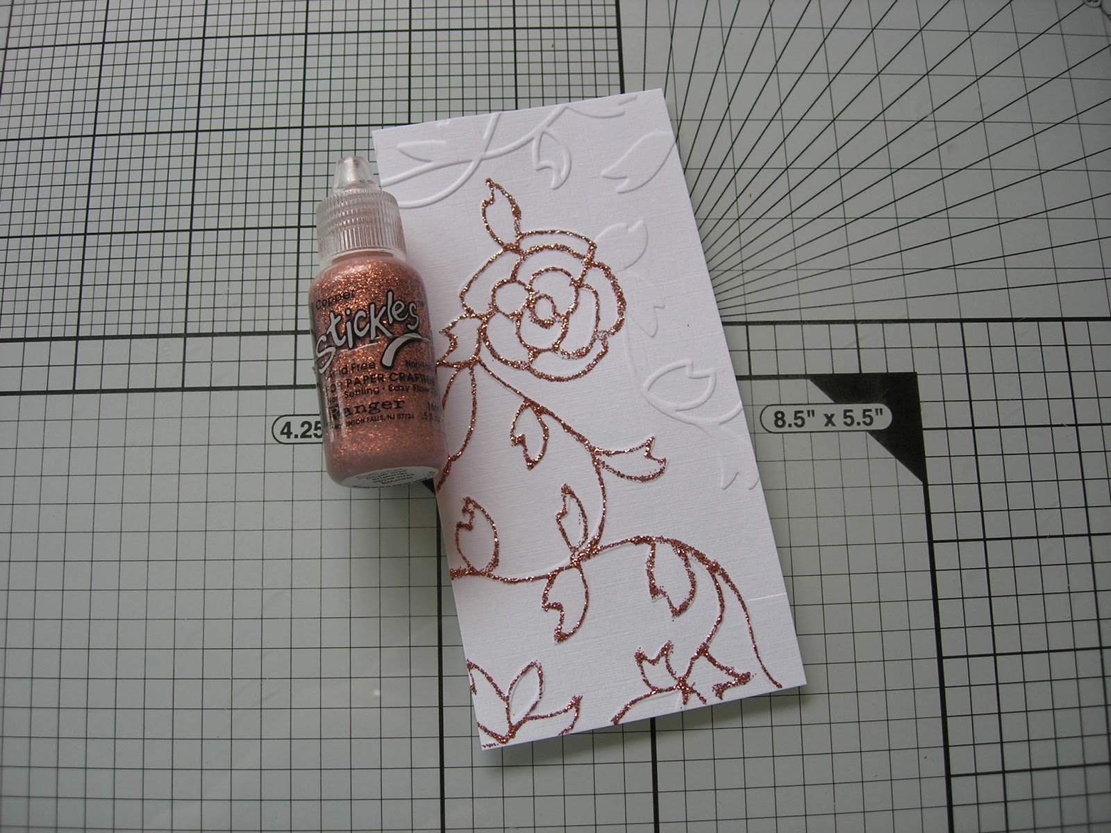 How to use embossing folders extra touches