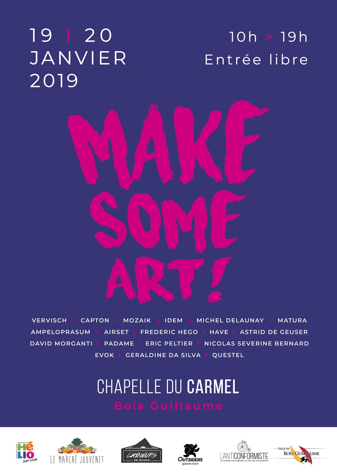 BOIS-GUILLAUME (AGGLO DE ROUEN) : CAPTON INVITÉ D'HONNEUR DE "MAKE SOME ART"