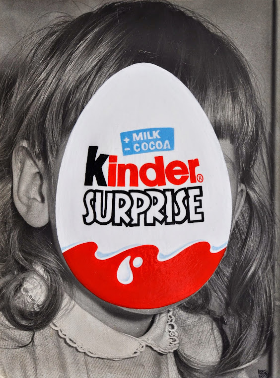Kinder Surprise 2, 2012. Photography and acrylic on wood