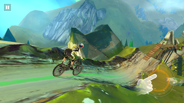 This is probably the best mountain biking for mobile devices featuring 3D riding and smooth graphics.  The game offers 60 beautiful tracks & 3 amazing real world locations to explore. The game also offers story mode, quick play and exciting offers that you can enjoy with. Can you ride through the epic trails fearlessly?