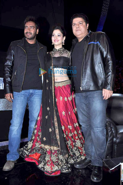 Cast of Himmatwala at the grand finale of 'Nach Baliye 5'