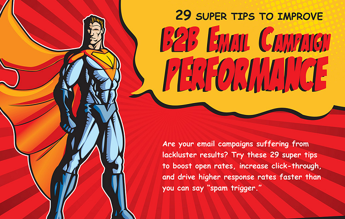 29 Super Tips To Improve B2B Email Campaign Performance - #Infographic #marketing