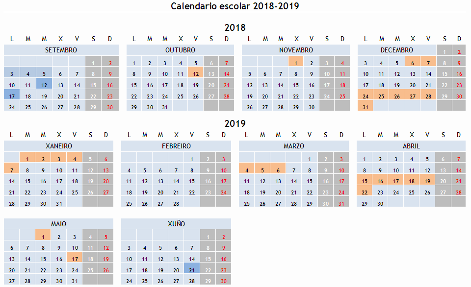 Calendario Escolar