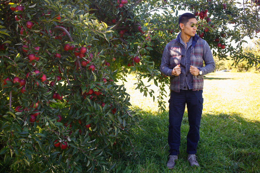 Levitate Style, Apple Picking, Fall Layering, Weekend Casual, Grayers, Leo Chan