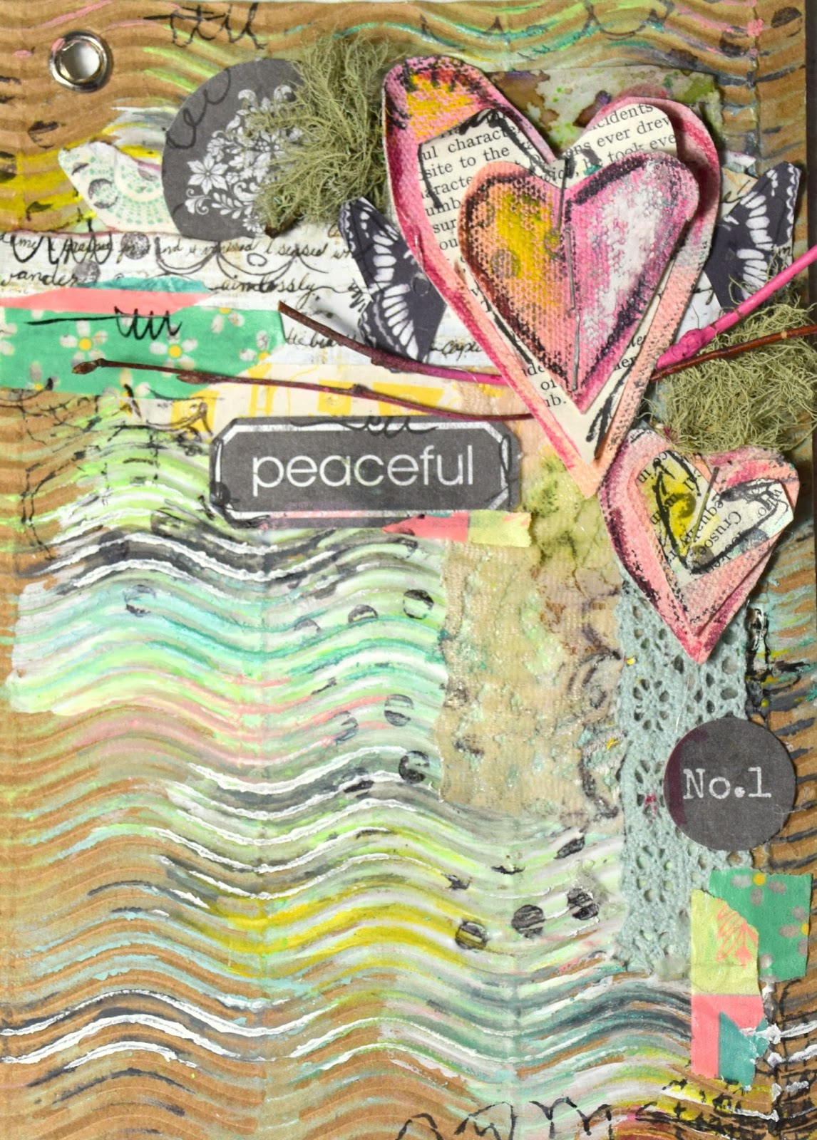 TandiArt Mixed Media Art Journal + video tutorial
