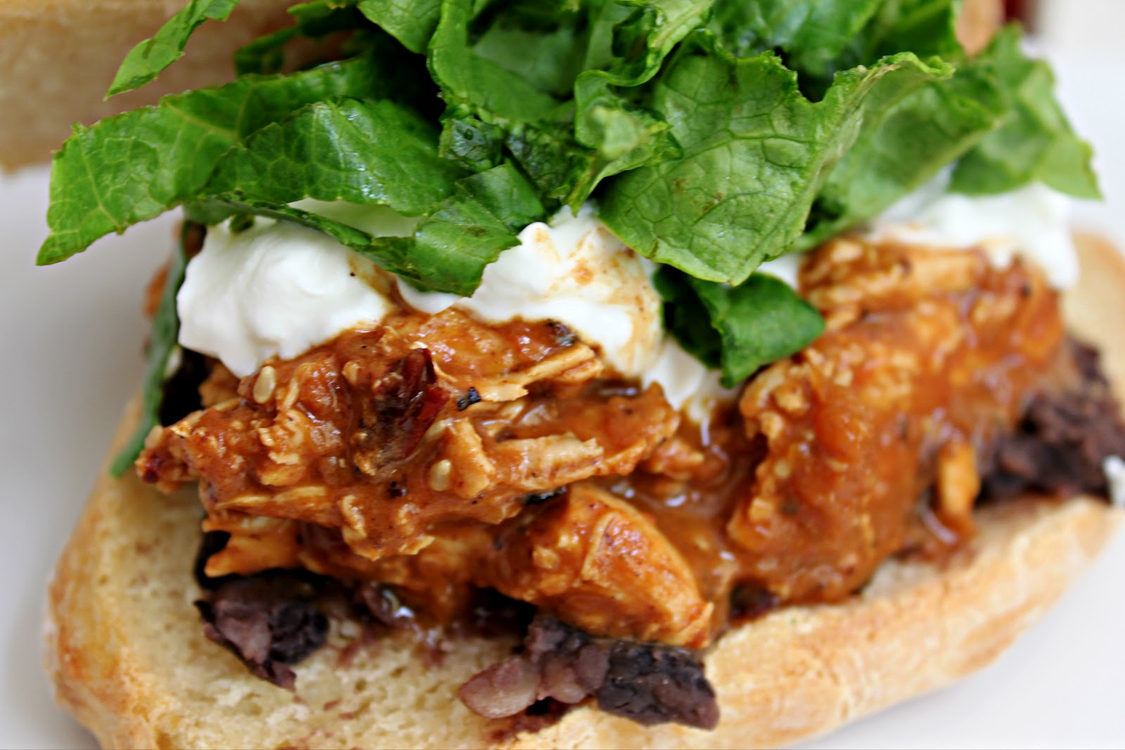 Chicken Mole Torta (Mexican Chicken Sloppy Joes) A Feast For The Eyes