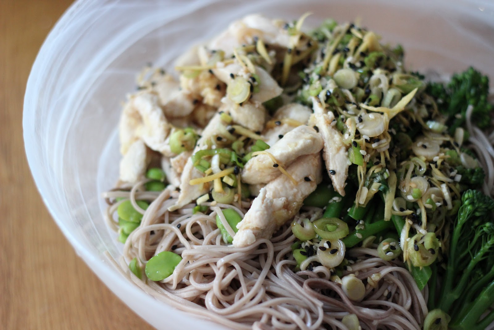 Secret Diary of a Foodie Japanese buckwheat soba noodle salad with