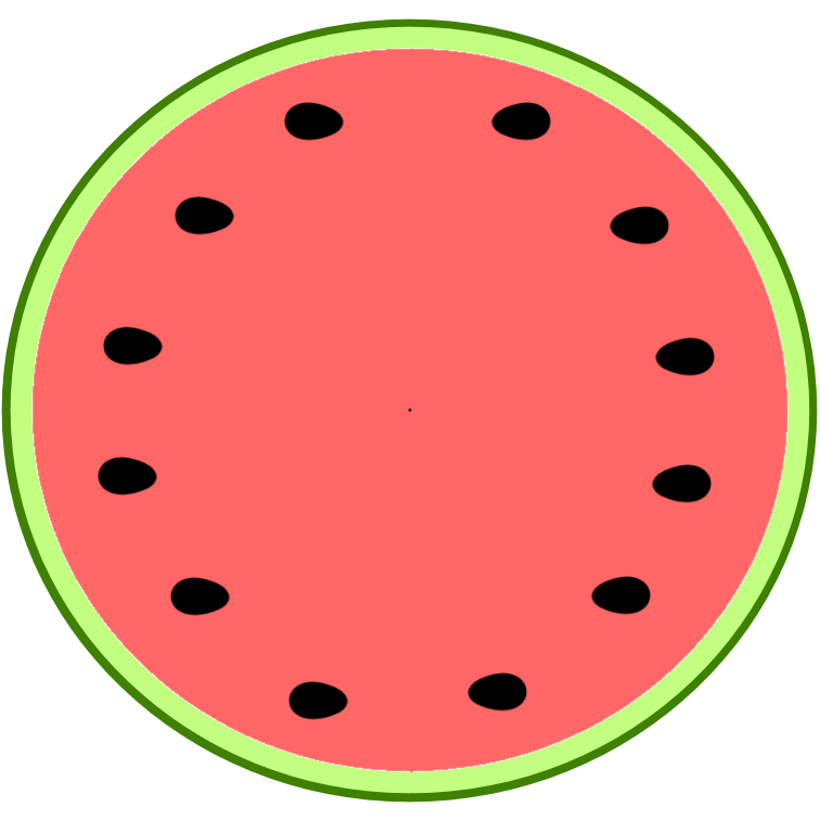 happiness is watermelon shaped