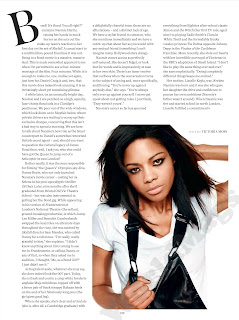 Naomie Harris in InStyle  magazine Nov 2012