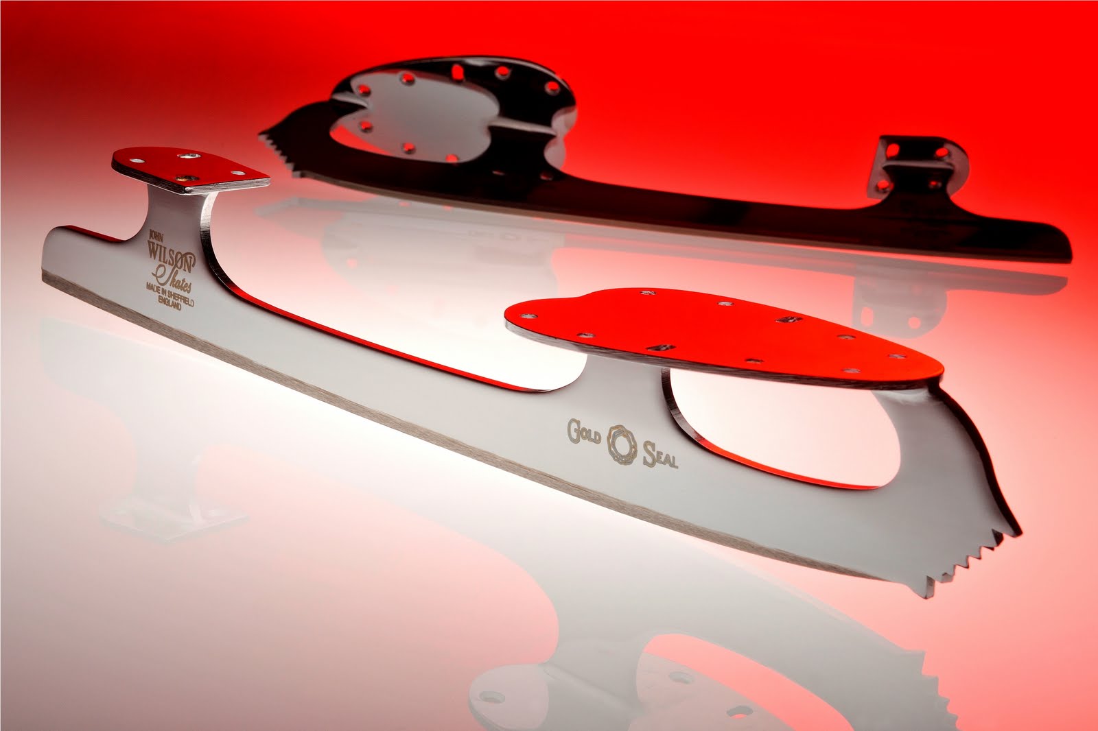 John Wilson and MK Ice Skating Blades GOLD SEAL