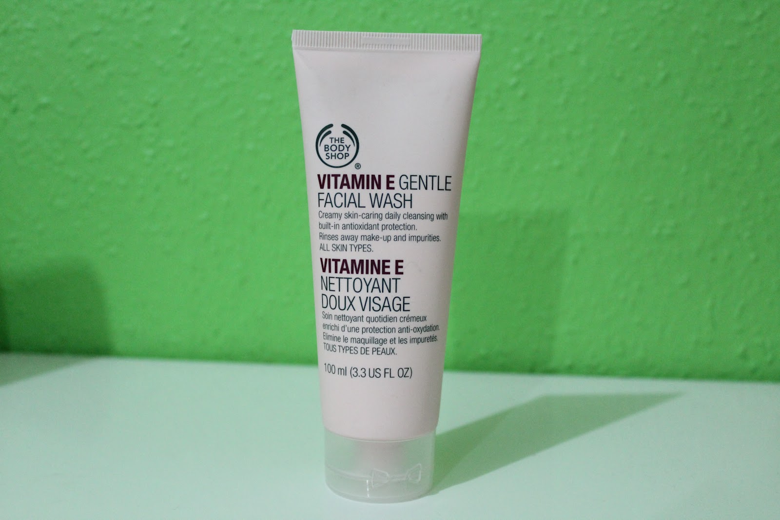  Body Shop VitaminE gentle facial wash REVIEW + YingcBeauty