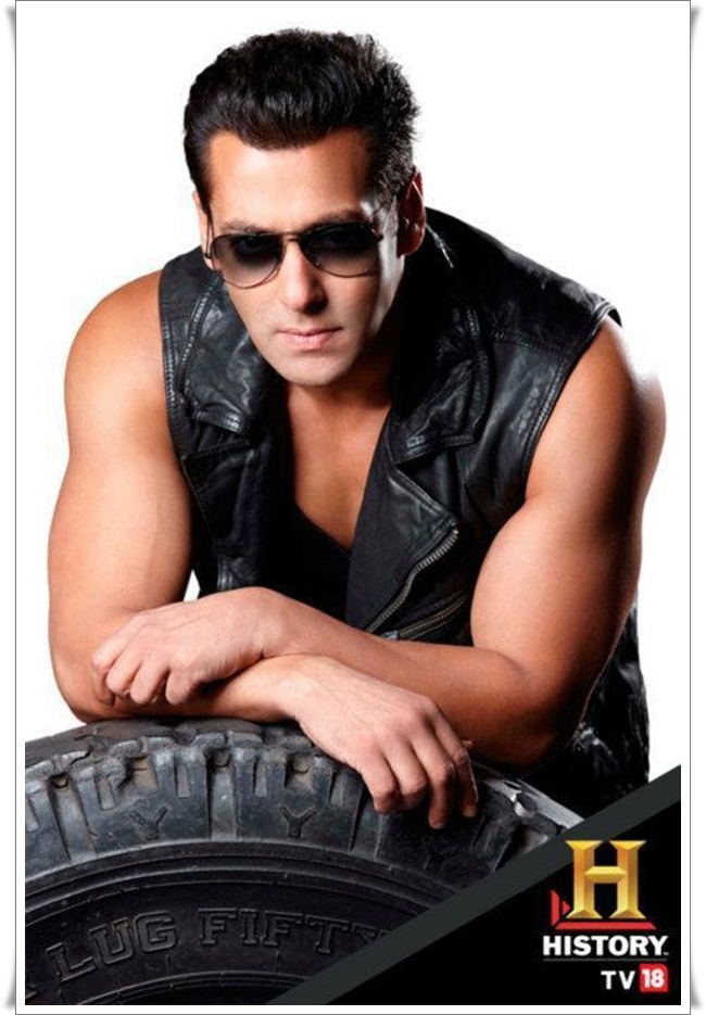 Celebrities Collection: Salman Khan History Channel Photoshoot