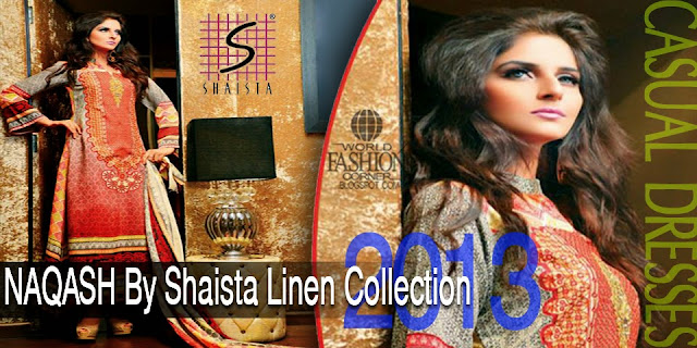 Naqash By Shaista Linen Collection 2013 - Banner