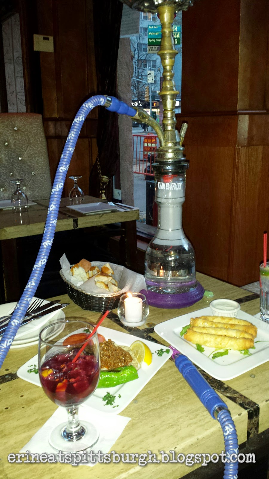 Erin Eats Pittsburgh A NYC Quickie Babylon Hookah Lounge