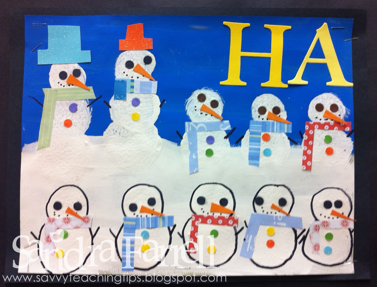 Snowmen Families - savvy teaching tips