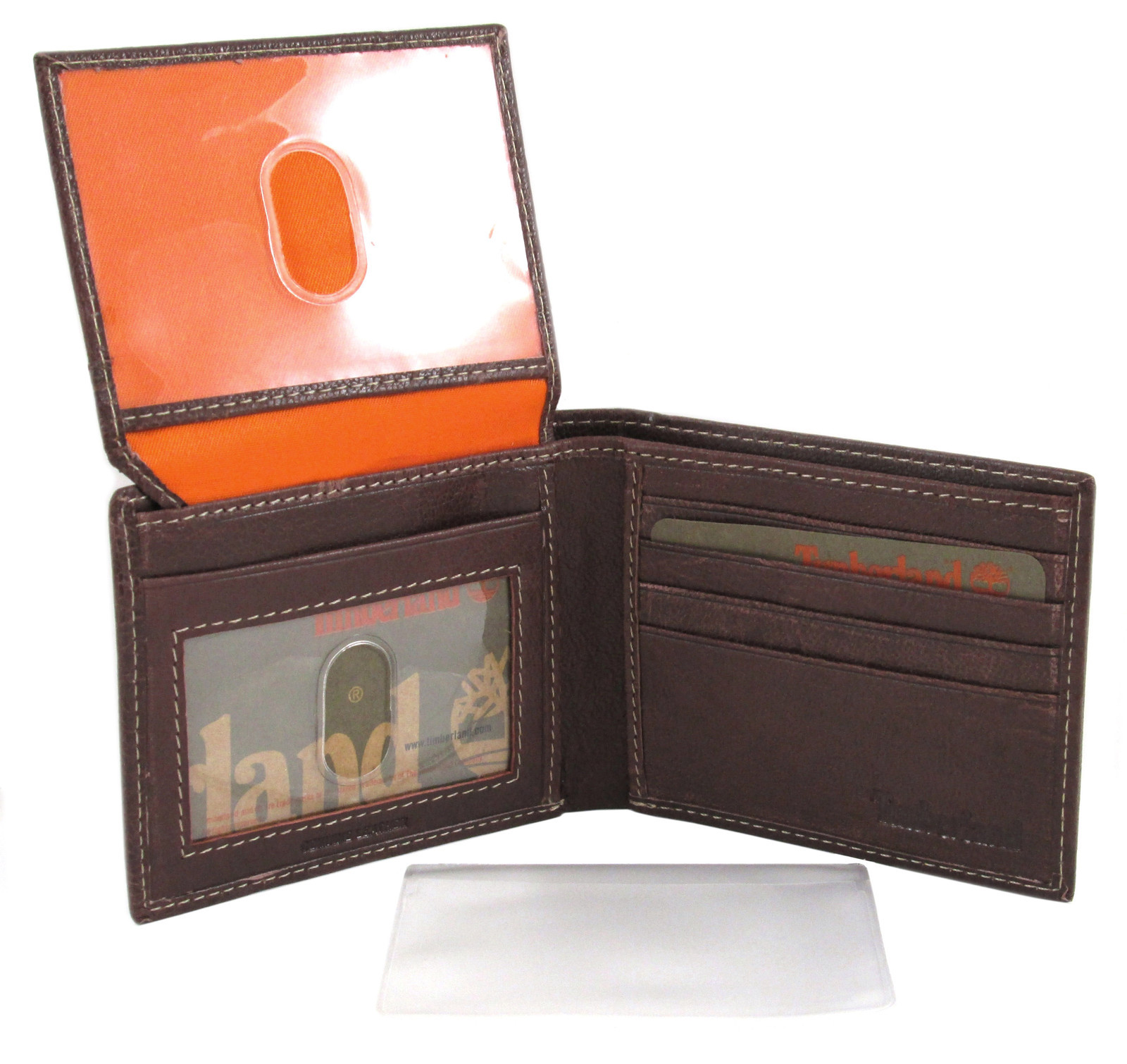 USA Boutique Timberland Genuine Leather Wallet for Men Dark Brown