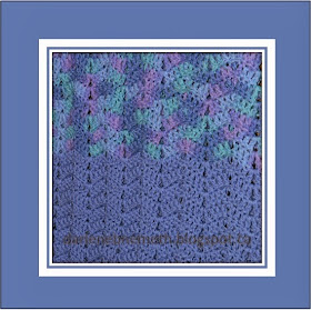 Easy Crochet Pattern for Cozy Blue Blanket