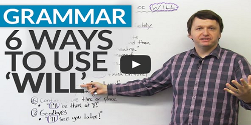 How To Use Will in English Grammar How To Use Will in English Grammar video lesson