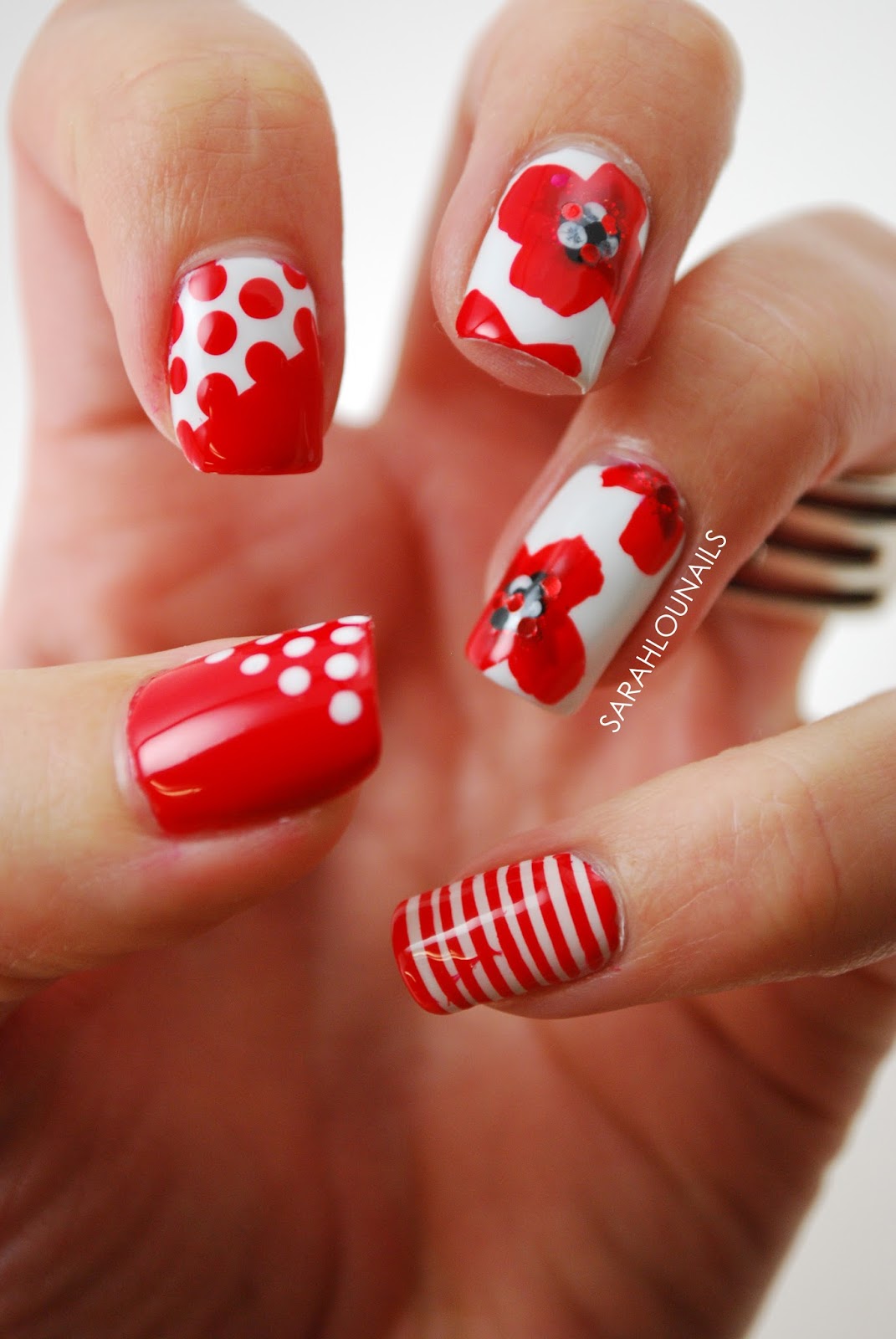 Sarah Lou Nails Red Nails for Taylor Swift!