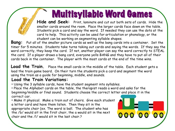 S2U: Multisyllabic Words