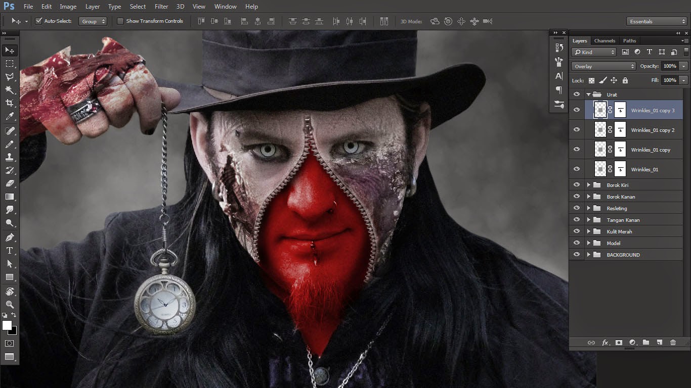 Extreme Tutorial Zombie dengan Photoshop Extreme Tutorial Zombie dengan Photoshop
