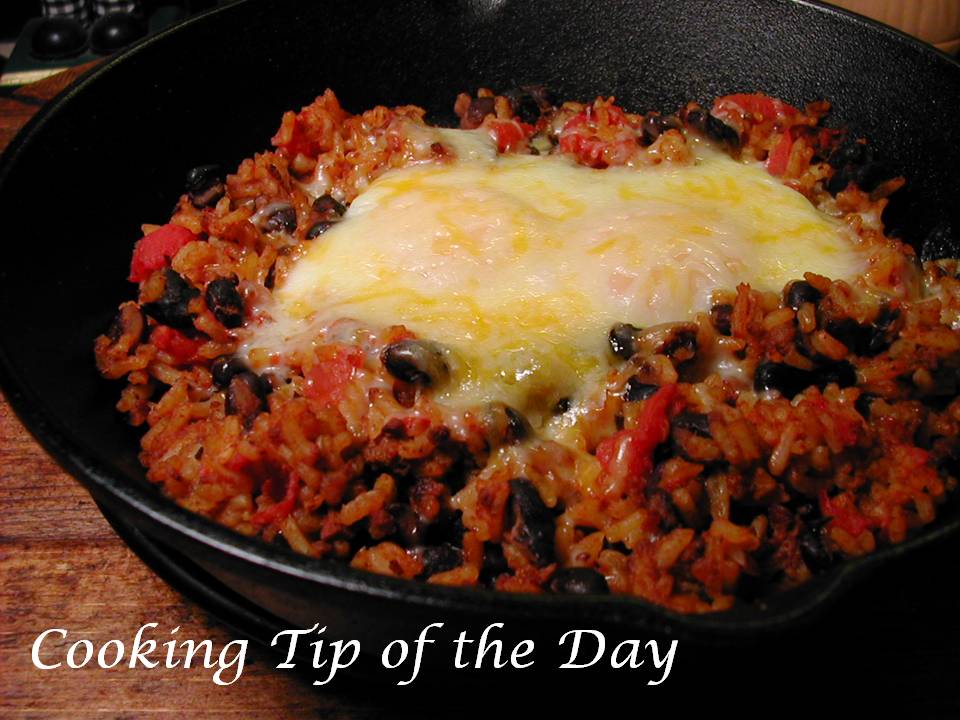 Cooking Tip of the Day Chorizo Black Beans and Eggs