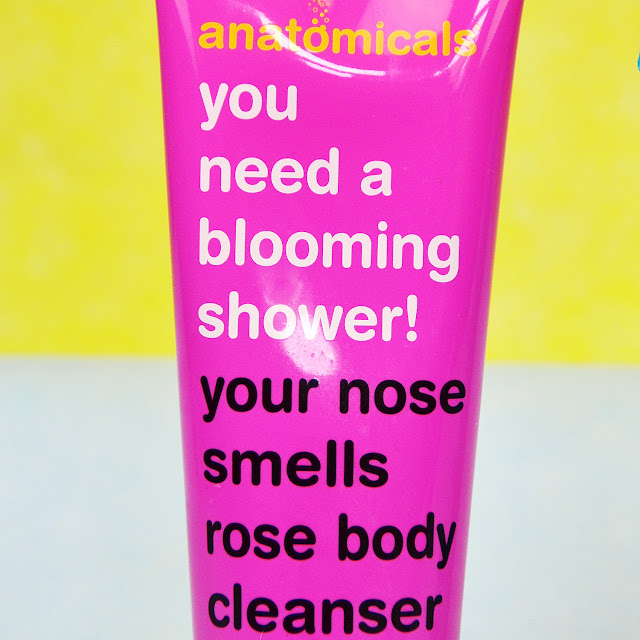 ANATOMICALS: YOU NEED A BLOOMING SHOWER! YOUR NOSE SMELLS ROSE BODY CLEANSER, CRUELTY FREE PRODUCT