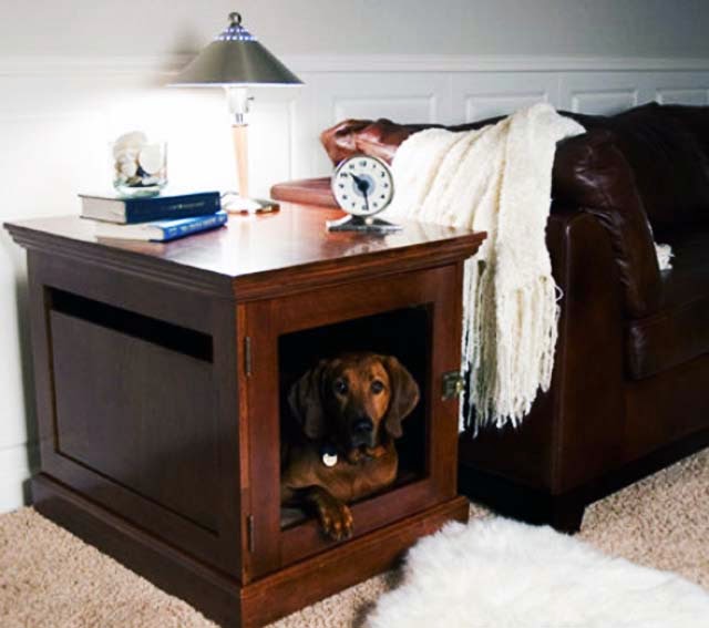 indoor wood dog house designs