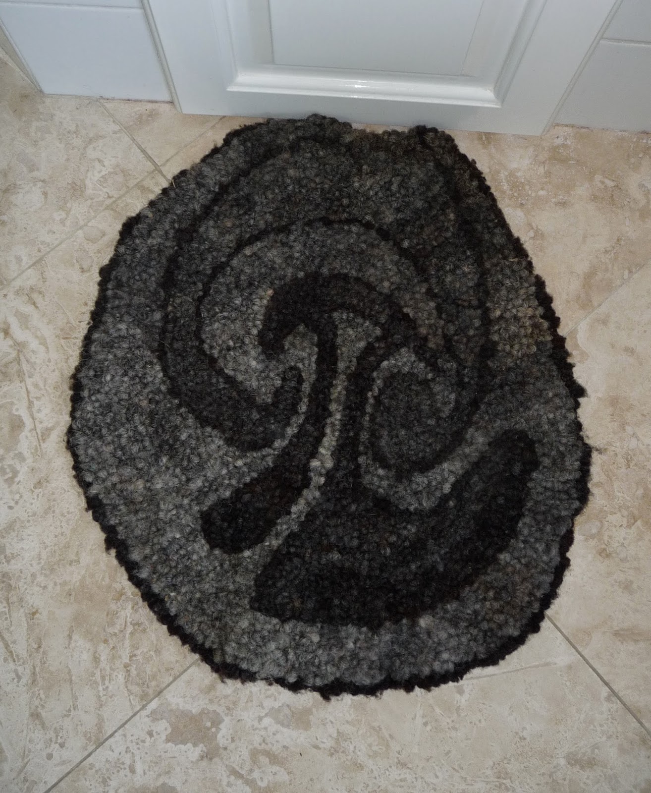 Wool Tribulations of Hand Spinning and Herbal Dyeing Making a Rug with Blue Texel Sheep Fleece