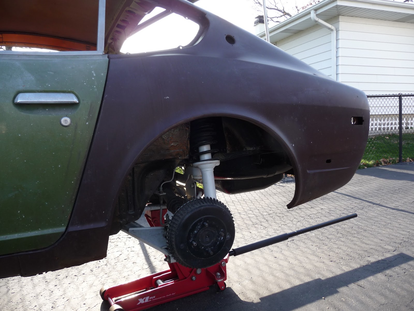 Old quarter panel epoxyed Page 2 Nissan Datsun ZCar forum Nissan