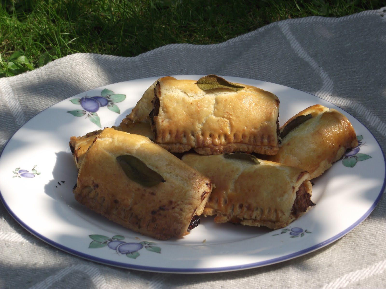 The Pasture Times Onion Marmalade Sausage Rolls