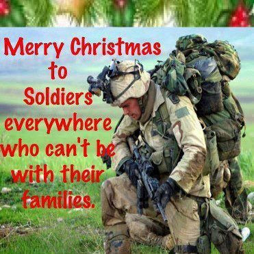 Christmas soldiers quotes military card troops holiday poems quotesgram Amazing Grace-My Chains are Gone.org: POEM ('Twas the Night Before Christmas — for the Troops)